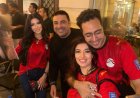 احتفال عائلي لغادة رجب بتأهل مصر لدور الـ 16 في كأس العالم