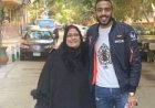 كهربا يطلب الدعاء لوالدته بعد تعرضها لوعكة صحية