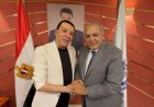مصطفى كامل يستقبل نقيب الفنانين الأردني لبحث التعاون بين النقابتين