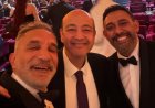 بعد سنوات من الخلاف.. لقاء يجمع باسم يوسف وعمرو أديب وعمرو مصطفى في Joy Awards 