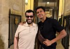 بعد لقاء جمعهما صدفة.. تركي آل الشيخ يمازح عصام عمر بصورة حديثة