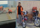 ضبط عاملي دليفيري أتلفا مطب صناعي عمداً بحدائق أكتوبر للسير عكس الاتجاه