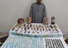 ضبط 277 قطعة أثرية بحوزة شخص بالمنيا بقصد الاتجار