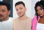 حودة بندق يمازح دنيا سامي ومصطفى غريب بعد مشاركتهم في الغناء