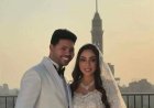 محمد شاهين يحتفل بعيد زواجه الأول.. برسالة رومانسية لزوجته