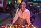 دنيا سامي تحتفل بعيد ميلادها وسط زملائها