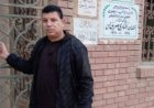 محسن سرحان من أمام قبر عمه شكري سرحان قبل وصول جثمان نجله