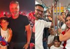 حضور مكثف لنجوم الفن والرياضة في Egyptian Fan Zone