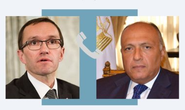 سامح شكري يتلقى اتصالاً من وزير خارجية النرويج  لبحث الأوضاع في غزة