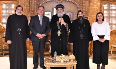 البابا تواضروس الثاني يستقبل السفير المصري في إسبانيا