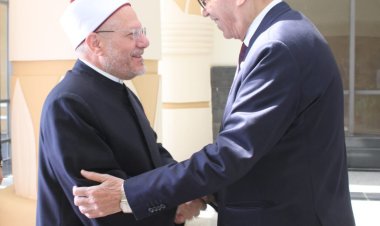 المستشار حافظ عباس يستقبل شوقي علام مفتي الجمهورية