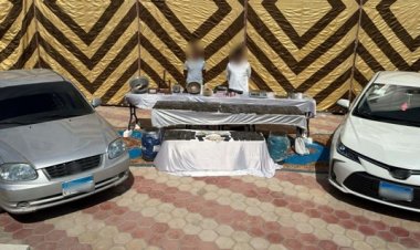 العثور على مصنع لتصنيع الحشيش داخل مزرعة بالإسماعيلية 