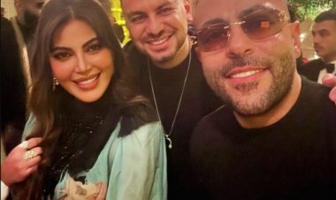 تامر عاشور مطرب تتر توابع  يلتقي ببطلة المسلسل  ريهام حجاج في سحور MBC