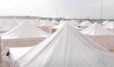 يتسع لـ4000 شخص.. مصر تقيم مخيما للنازحين في خان يونس