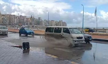الأرصاد: أمطار نوة قاسم تضرب الإسكندرية وعدة محافظات