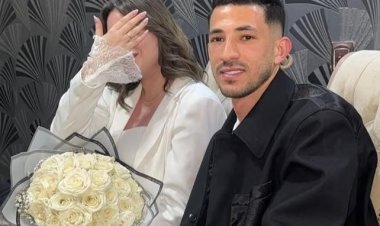 نجم الزمالك أحمد فتوح يحتفل بخطبته