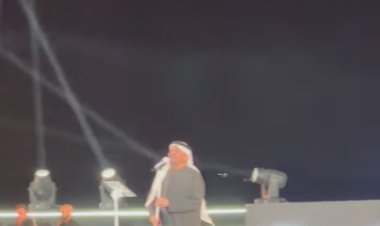 بحضور نجوم الفن والغناء.. حفل غنائي ضخم لحسين الجسمي في الأهرامات (صور)