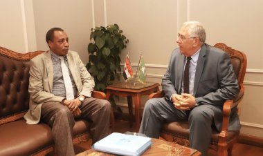 وزير الزراعة يبحث مع مدير المنظمة العربية للتنمية التعاون المشترك