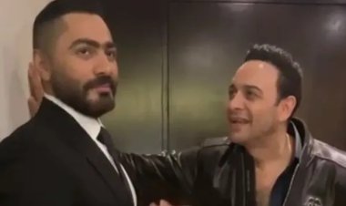 بعد خضوعه لعملية جراحية..  مصطفى قمر يدعو لتامر حسنى بالشفاء