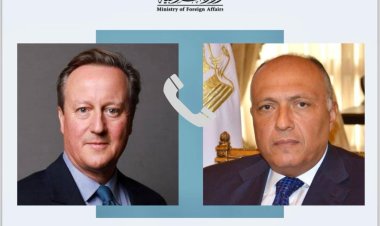 ‏‎سامح شكري يبحث مع نظيره البريطاني الأزمة الإنسانية في غزة