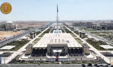 حفل تنصيب الرئيس السيسي.. أسراب الحمام الزاجل تزين سماء العاصمة الإدارية