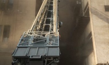 الفحص المبدئى : احتراق عدد من المكاتب الإدارية فى حريق سنترال رمسيس 