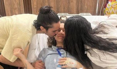 مع أخواتها .. أول ظهور لـ رنا رئيس من داخل المستشفى بعد فقدان جنينها