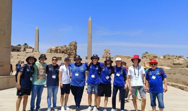 «السياحة» تنظم زيارة لمعبد الكرنك بالأقصر للمشاركين فى المسابقة الدولية للبرمجة