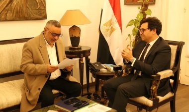 في أول أيام عمله.. عبد الرحيم كمال يلتقي وزير الثقافة ويستعرض رؤيته في إدارة شؤون الرقابة على المصنفات الفنية 