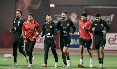 الأهلي يواصل تدريباته استعدادا لمباراة الاتحاد السكندري يوم "الجمعة"