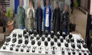 الداخلية تكشف تفاصيل ضبط 6 أشخاص بحوزتهم 47 طائرة "درون" غير مرخصة بالزاوية الحمراء 