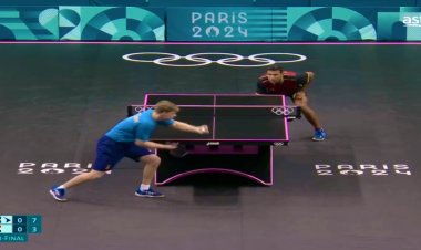 عمر عصر يودع منافسات تنس الطاولة بالأولمبياد من ربع النهائي