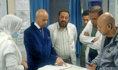 وكيل وزارة الصحة بالشرقية يتفقد مستشفى القرين المركزي