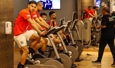 تدريبات استشفائية للاعبي منتخب مصر استعدادًا لودية أوزبكستان