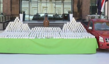 سقوط عنصر إجرامي بحوزته 452 ألف قرص مخدر قيمتها 73 مليون جنيه 