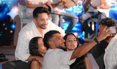 بحضور جماهيري كامل العدد.. حمادة هلال يشعل حفله في مراسي ويقدم دويتو مع محمد قماح