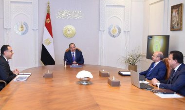 الرئيس السيسي يجتمع مع الدكتور مصطفى مدبولي اليوم الأحد