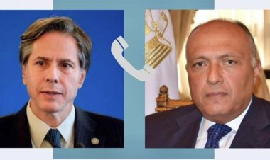 شكري لـ بلينكن: نجدد التحذير من مخاطر العمليات الإسرائيلية في رفح الفلسطينية