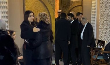 نجوم الفن يتوافدون على عزاء والد مي عمر.. واحمد السقا اول الحاضرين