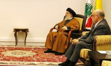 نصر الله يلتقي وفدا من ‏حماس برئاسة خليل الحية