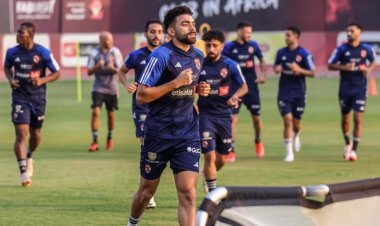 الأهلي يختتم تدريباته لمباراة بيراميدز.. تعرف على قائمة الفريق