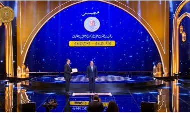 الرئيس السيسي يكرم الفائزين في مسابقة  "دولة التلاوة " في احتفالية ليلة القدر