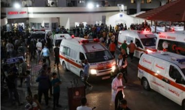 الهلال الأحمر الفلسطيني: انقطاع الاتصال مع الفريق الطبي داخل مستشفى الأمل