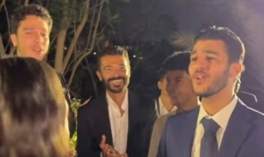 خالد النبوي يحتفل بخطوبة نجله على فتاة من خارج الوسط الفني