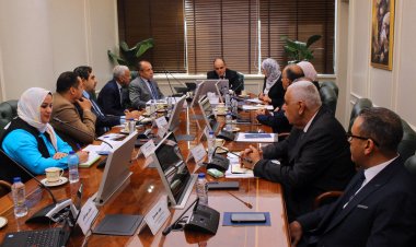 وزير الصناعة يبحث مع ممثلي غرفة مواد البناء آليات تطوير منطقة شق الثعبان