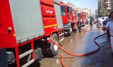 حريق يلتهم شقة أعلى بنك شهير بمدينة نصر 