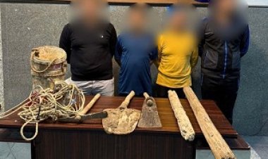 القبض على 4 أشخاص خلال تنقيبهم عن الآثار بالمطرية 