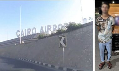 القبض على سائق توك توك لسيره بمركبته فى مطار القاهرة الدولي 