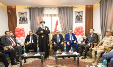 محافظ كفرالشيخ يشهد الاحتفالات بعيد القيامة المجيد بكنيسة مارمينا والبابا كيرلس