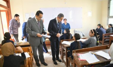 محافظ الغربية يتابع امتحانات النقل للفصل الدراسي الثاني للعام الدراسي 2024